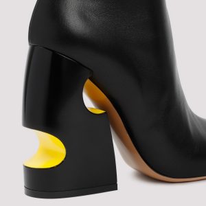 Off White Pop Bulky Nappa Ankle Boot