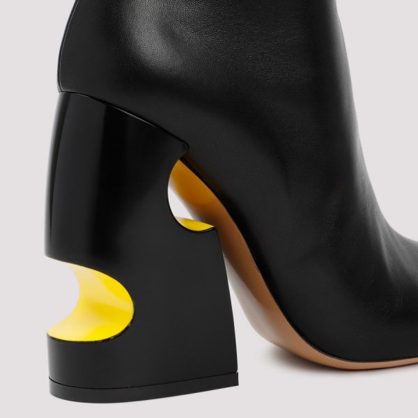 Off White Pop Bulky Nappa Ankle Boot