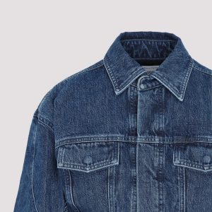 Off White Motorcycle Hole Crop Jacket