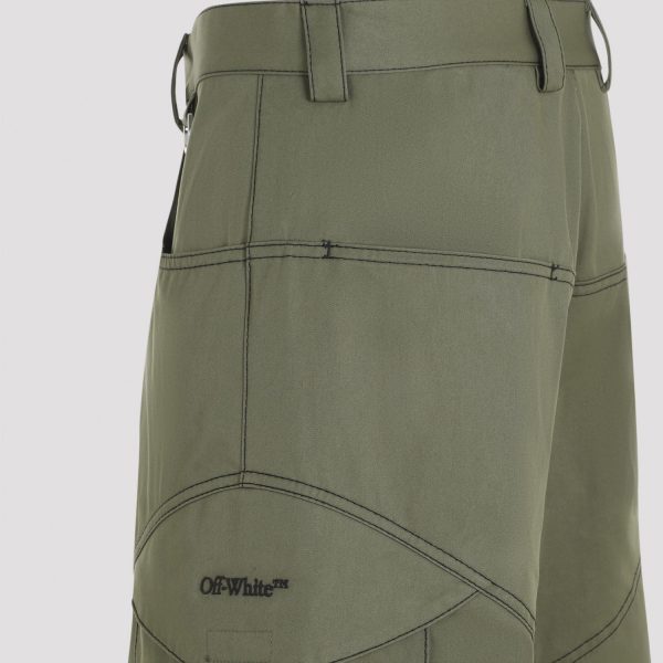 Off White Straight Cargo Pant