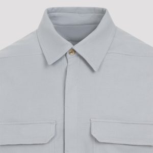 Rick Owens Short Masto Shearling Cape