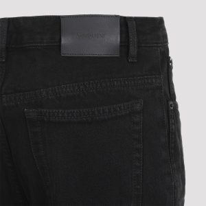 Saint Laurent Mid Rise Straight Jeans