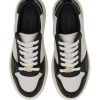 SNEAKER IN PELLE CON LOGO — изображение 3