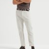 PANTALONE LEISURE FIT IN DENIM — изображение 3