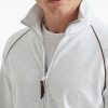 FELPA IN COTONE CON ZIP — изображение 3