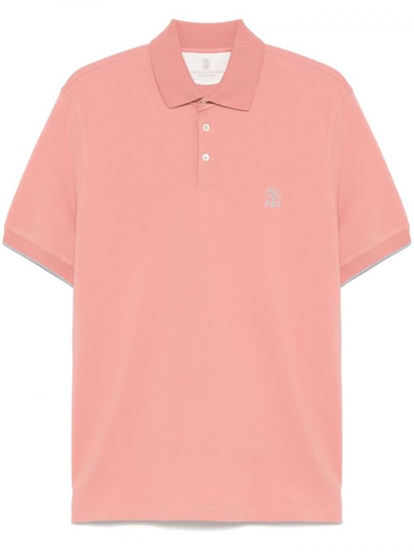 POLO IN COTONE CON LOGO
