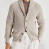 CARDIGAN SCOLLO V IN COTONE — изображение 4