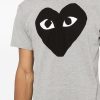 T-SHIRT BLACK HEART IN COTONE — изображение 4
