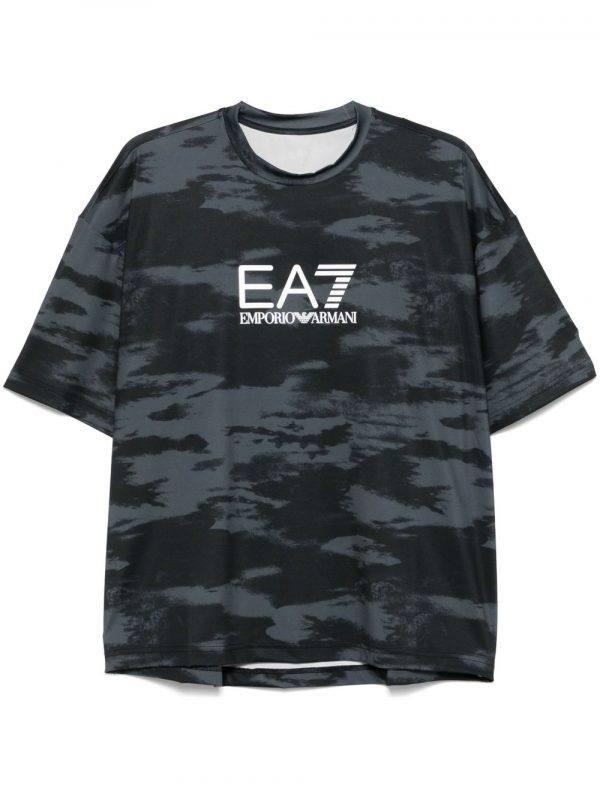 T-SHIRT STAMPATA CON LOGO