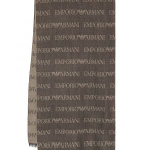 SCIARPA IN MISTO LANA CON LOGO ALLOVER