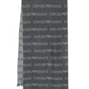 SCIARPA IN MISTO LANA CON LOGO ALLOVER