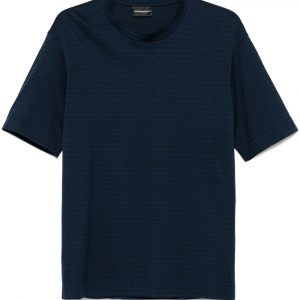 T-SHIRT IN COTONE CON LOGO ALLOVER