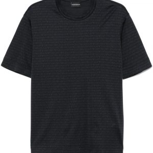 T-SHIRT IN COTONE CON LOGO ALLOVER