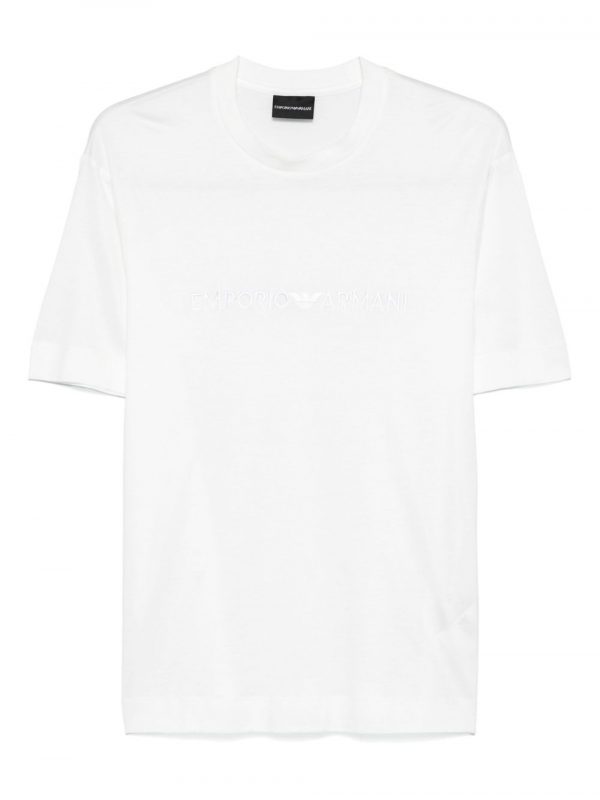 T-SHIRT CON LOGO RICAMATO