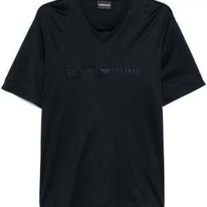 T-SHIRT CON LOGO RICAMATO