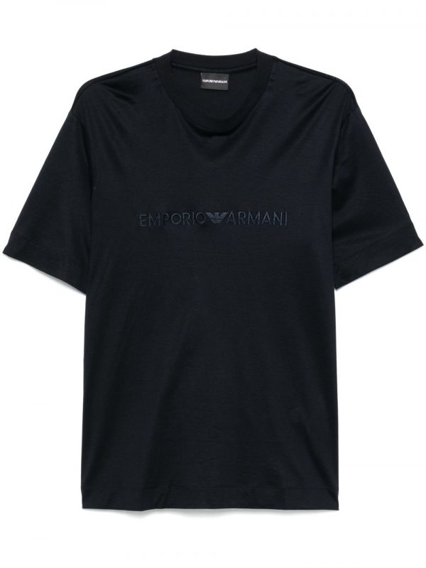 T-SHIRT CON LOGO RICAMATO