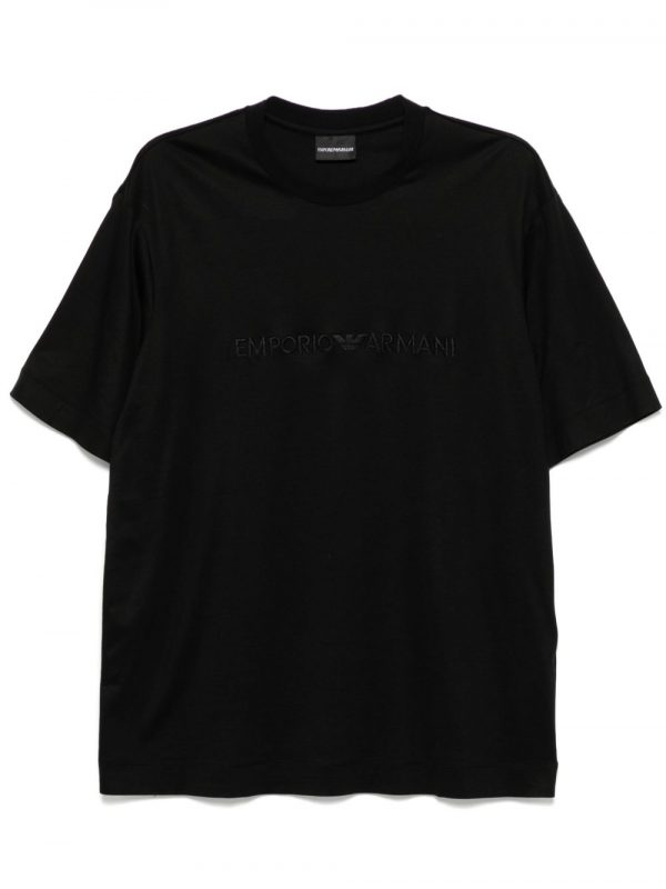 T-SHIRT CON LOGO RICAMATO