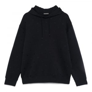FELPA IN COTONE CON LOGO ALLOVER