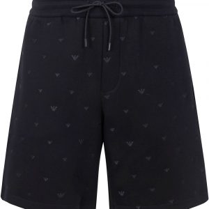 SHORTS IN COTONE CON LOGO ALLOVER