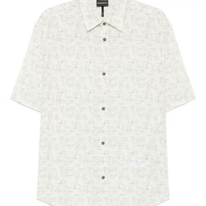CAMICIA CON LOGO ALLOVER