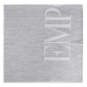 SCIARPA IN MISTO COTONE CON LOGO