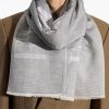 SCIARPA IN MISTO COTONE CON LOGO — изображение 2