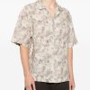 CAMICIA STAMPATA IN MISTO LINO — изображение 2
