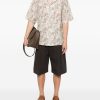 CAMICIA STAMPATA IN MISTO LINO — изображение 5