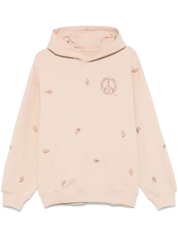 FELPA IN COTONE ORGANICO CON LOGO