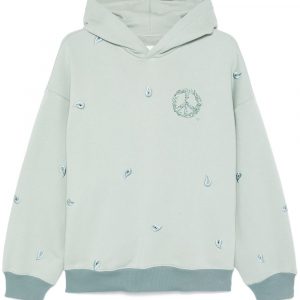 FELPA IN COTONE ORGANICO CON LOGO