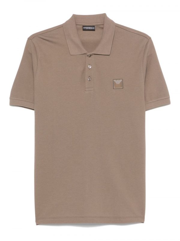 POLO IN COTONE CON LOGO