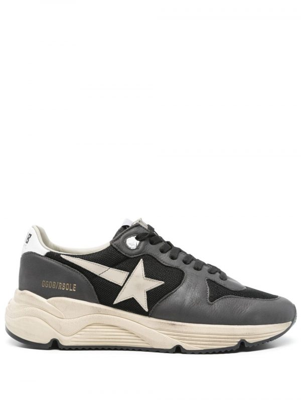 SNEAKER RUNNING SOLE IN PELLE