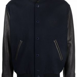 BOMBER IN LANA E PELLE