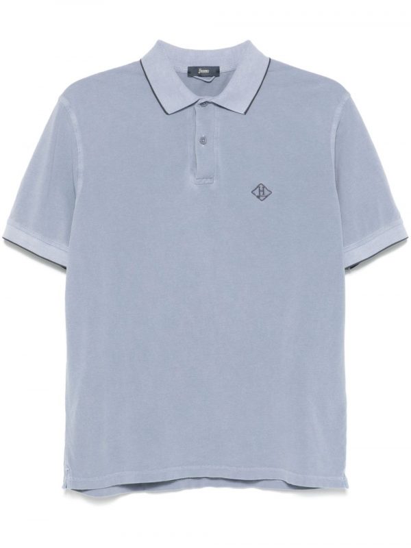 POLO IN COTONE CON LOGO