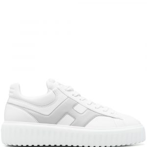 SNEAKER H-STRIPES IN PELLE