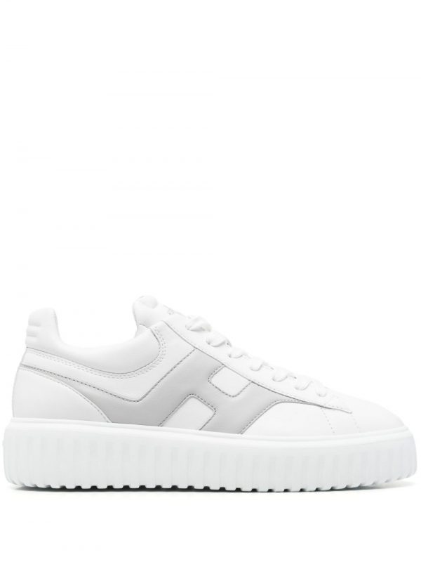 SNEAKER H-STRIPES IN PELLE