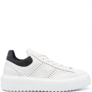 SNEAKER H-STRIPES IN PELLE