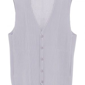 GILET SCOLLO V PLISSÉ