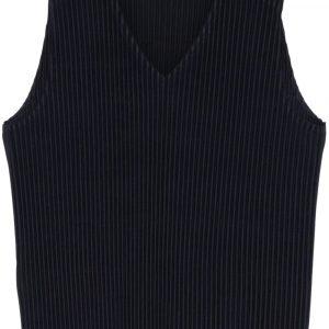 GILET SCOLLO V PLISSÉ
