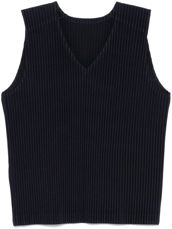 GILET SCOLLO V PLISSÉ