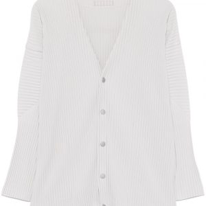 CARDIGAN SCOLLO V PLISSÉ