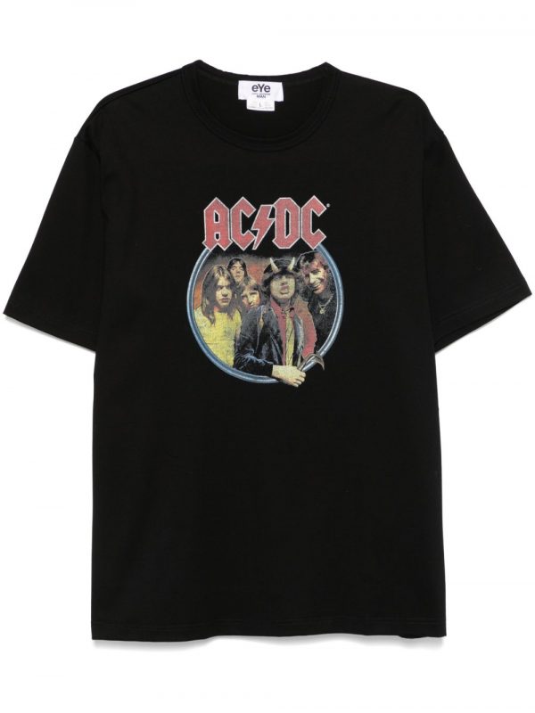 T-SHIRT IN COOTNE STAMPATA