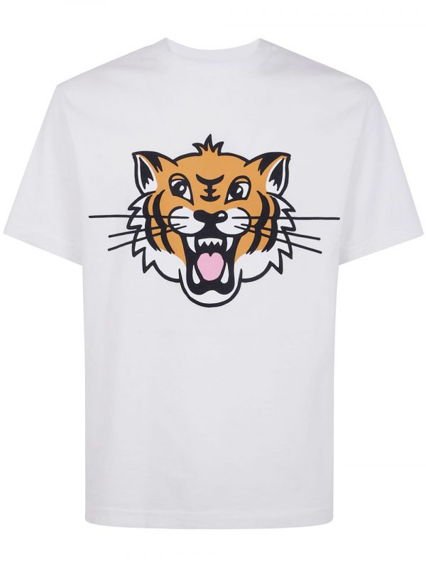 T-SHIRT HAPPY TIGER IN COTONE