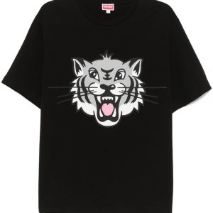 T-SHIRT HAPPY TIGER IN COTONE