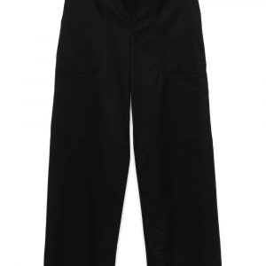 PANTALONE CARGO IN COTONE E SETA
