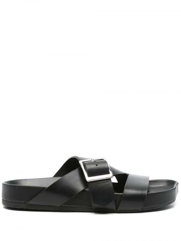 SANDALO EASE BUCKLE IN PELLE