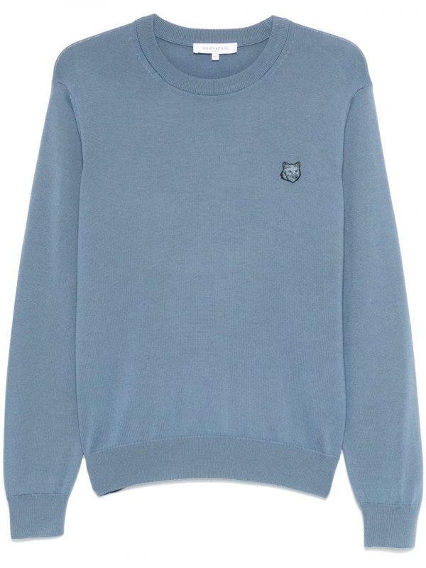 MAGLIA BOLD FOX HEAD IN LANA