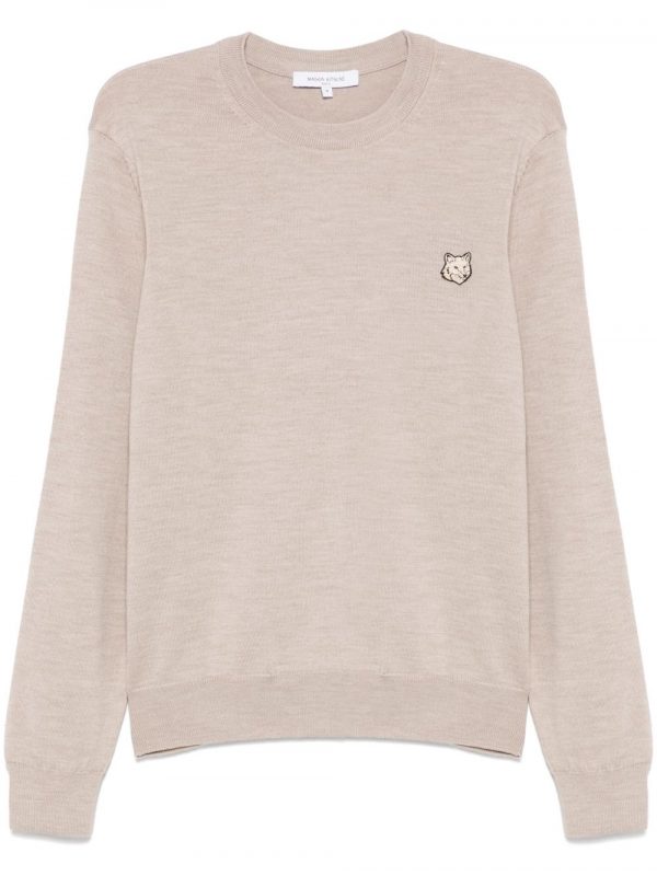 MAGLIA BOLD FOX HEAD IN LANA
