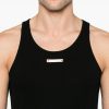 TOP IN MISTO COTONE CON LOGO — изображение 3