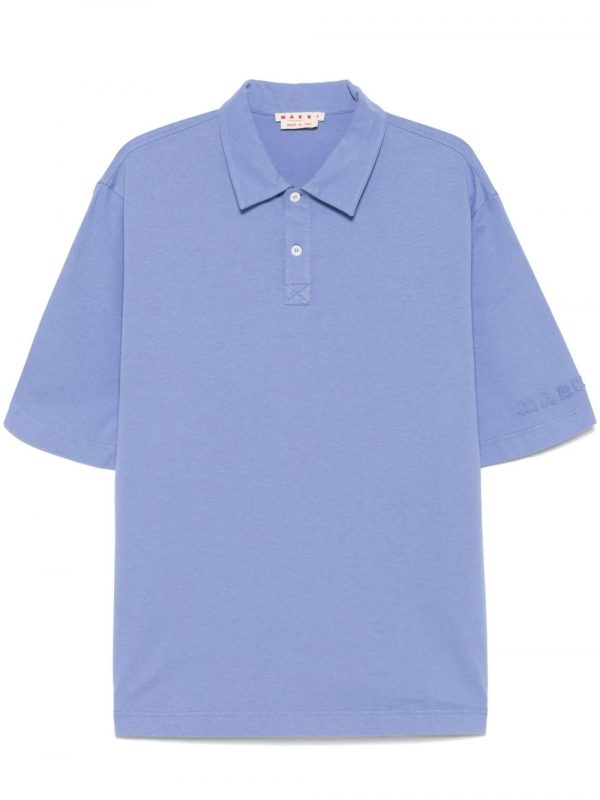 POLO IN COTONE CON LOGO